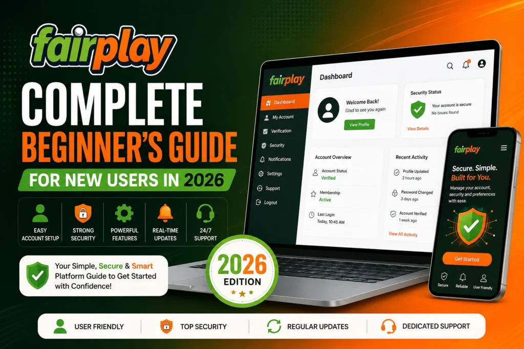 Fairplay beginner dashboard overview in 2026