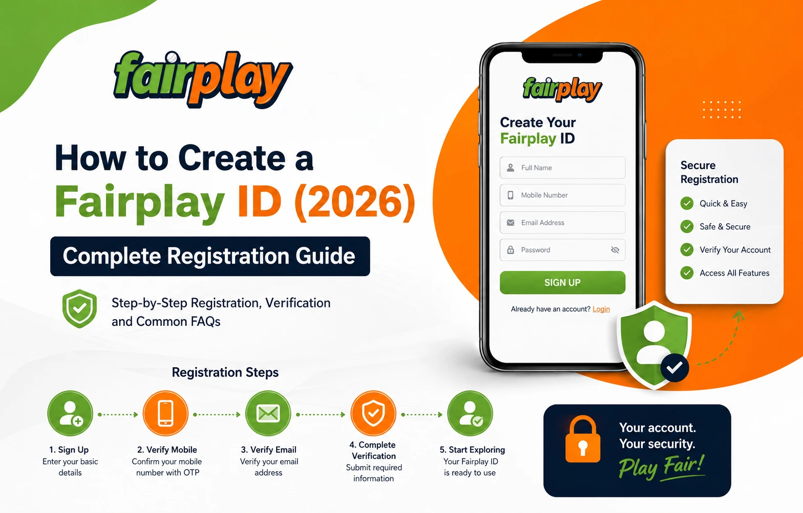 Fairplay ID Registration Guide 2026 – Step-by-Step Account Creation and Verification Process